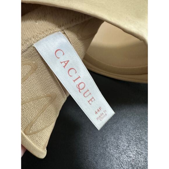 Cacique Strapless Bra Women Size 44F Nude Underwire Lift Garmet - Picture 4 of 7